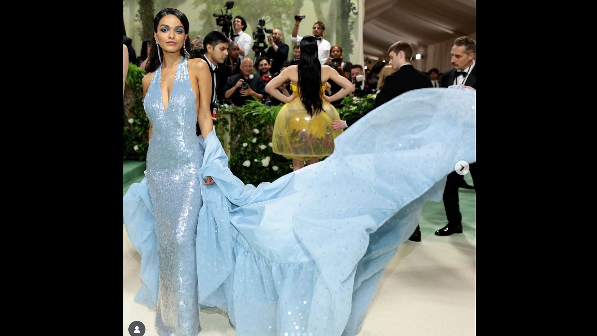 Rachel Zegler at the Met Gala (image via Instagram/ @rachelzegler)